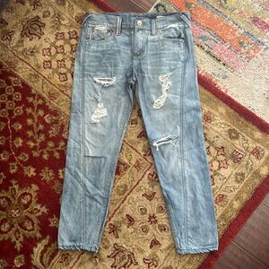 Level 99 Sarah Twisted seam boyfriend jeans